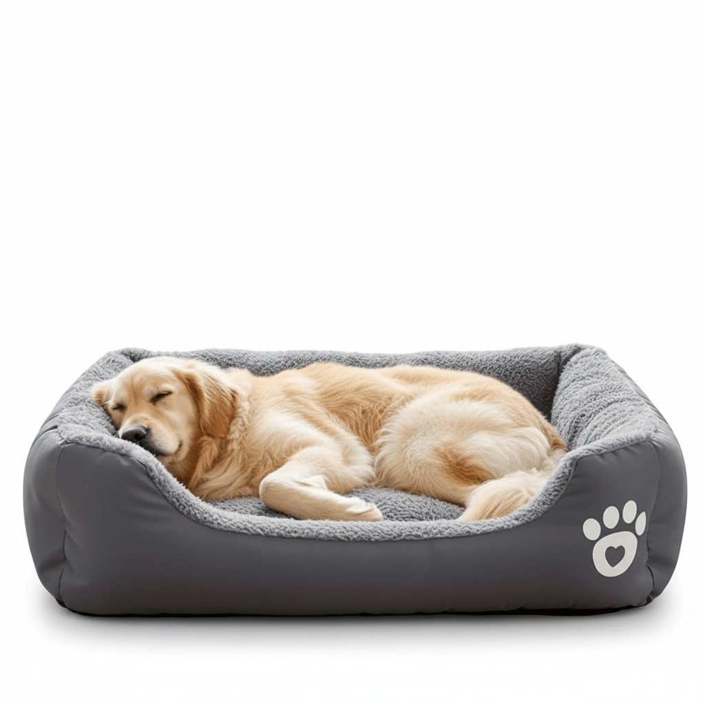 Quadratisches Baumwollbett für Hunde und Katzen – Farbvariante