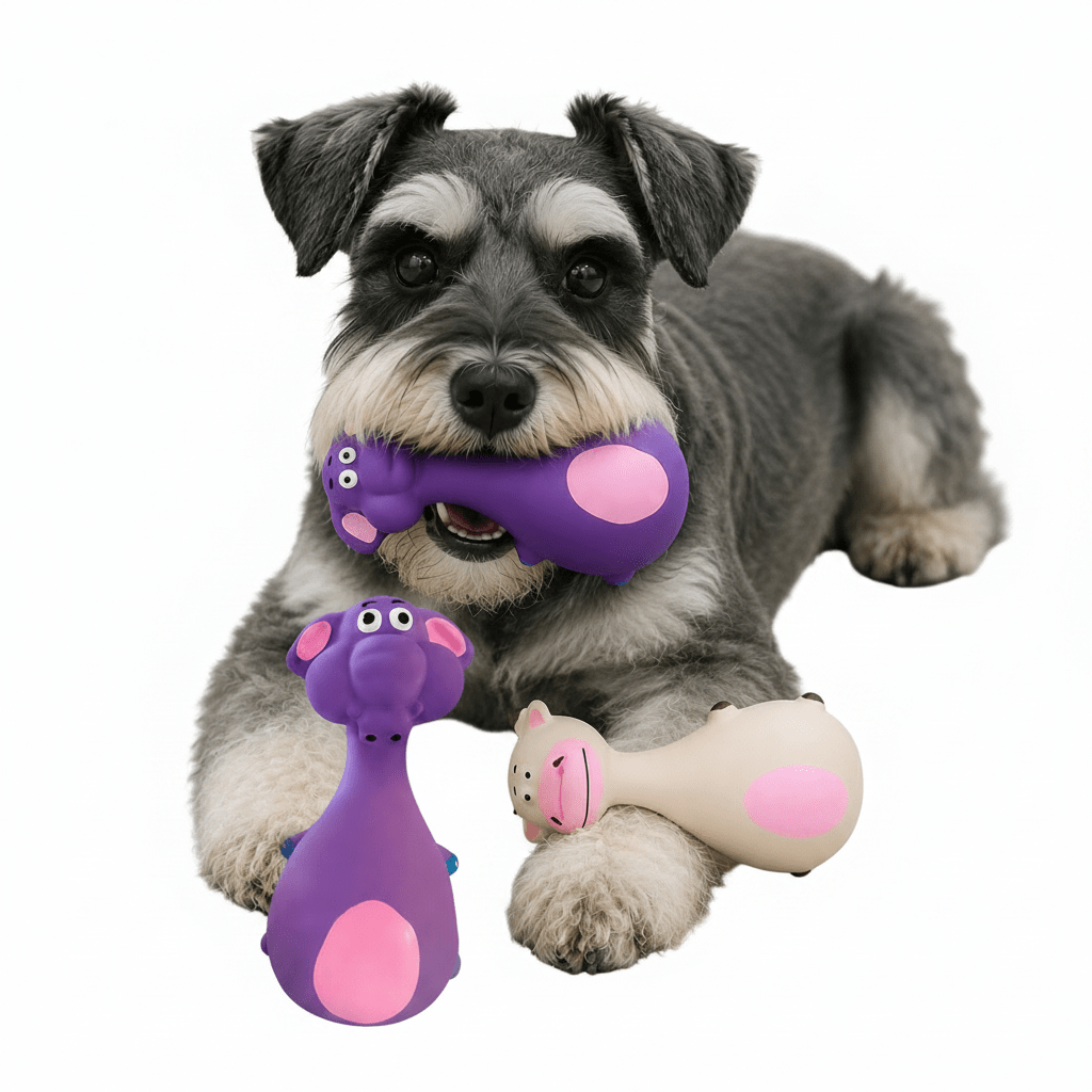 Gummiquietschspielzeug für Hunde – Stil Kuh