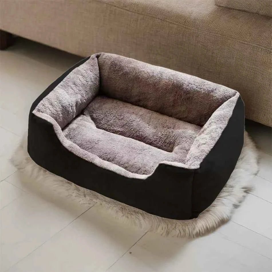 Bett für Katzen und Hunde – bequemer Korb mit Kissen für ruhigen Schlaf