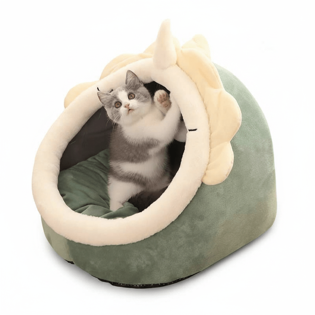 Faltbares Bett für Hunde und Katzen – Farbe Schwarz