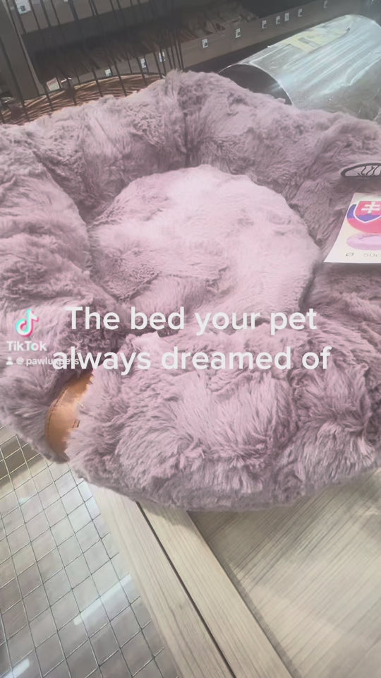 PawLux Cloud – Rundes Bett für große Hunde